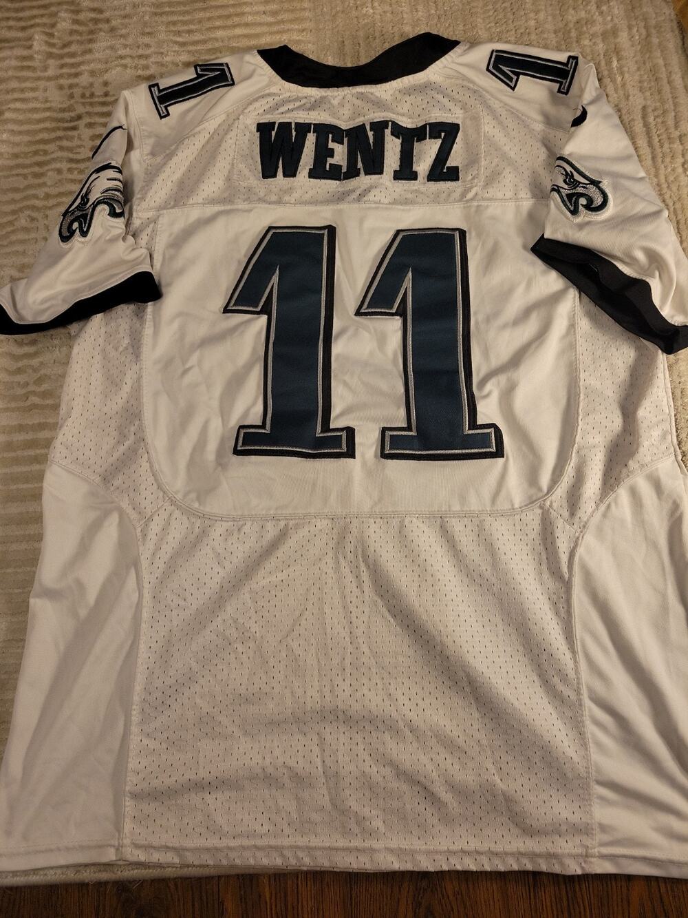 Nike Carson Wentz Philadelphia Eagles Jersey Mens Size Large 44 Football Adult
